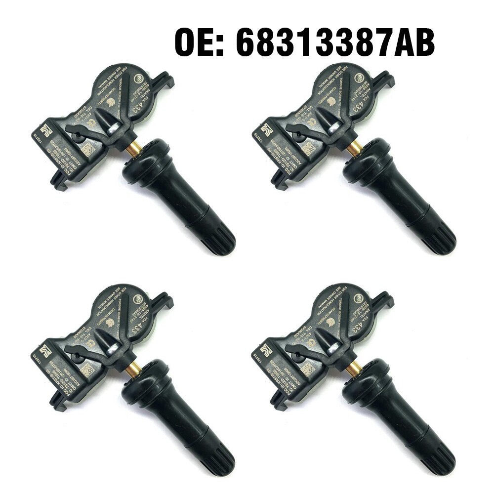 4pcs TPMS Tire Pressure Monitor System 433 MHZ Sensor for alfa romeo giulia