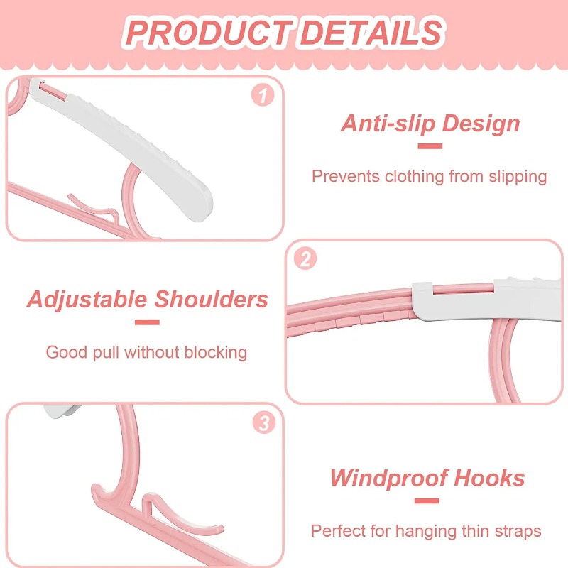 1 Stuk Antislip Baby Kleerhanger Verstelbare Opberghangers Schattige Kinderkleding Organizer Kast Kinderen Baby Jassen Rek