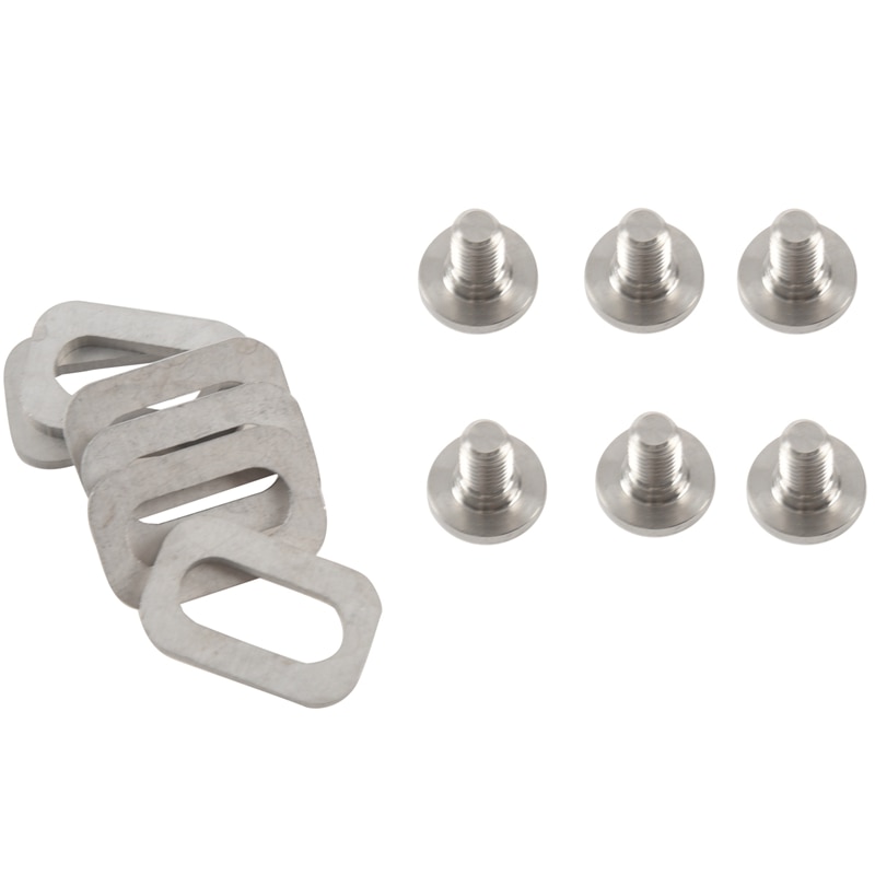 Titanium bouten afstandhouders voor look keo racefiets klikpedalen schoenplaatjes: Default Title