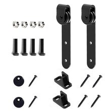 1 Se Kast Schuifdeuren Schuur Deur Hardware Kit Super Mini Schuifdeur Hardware Track Gebogen Hanger Systeem