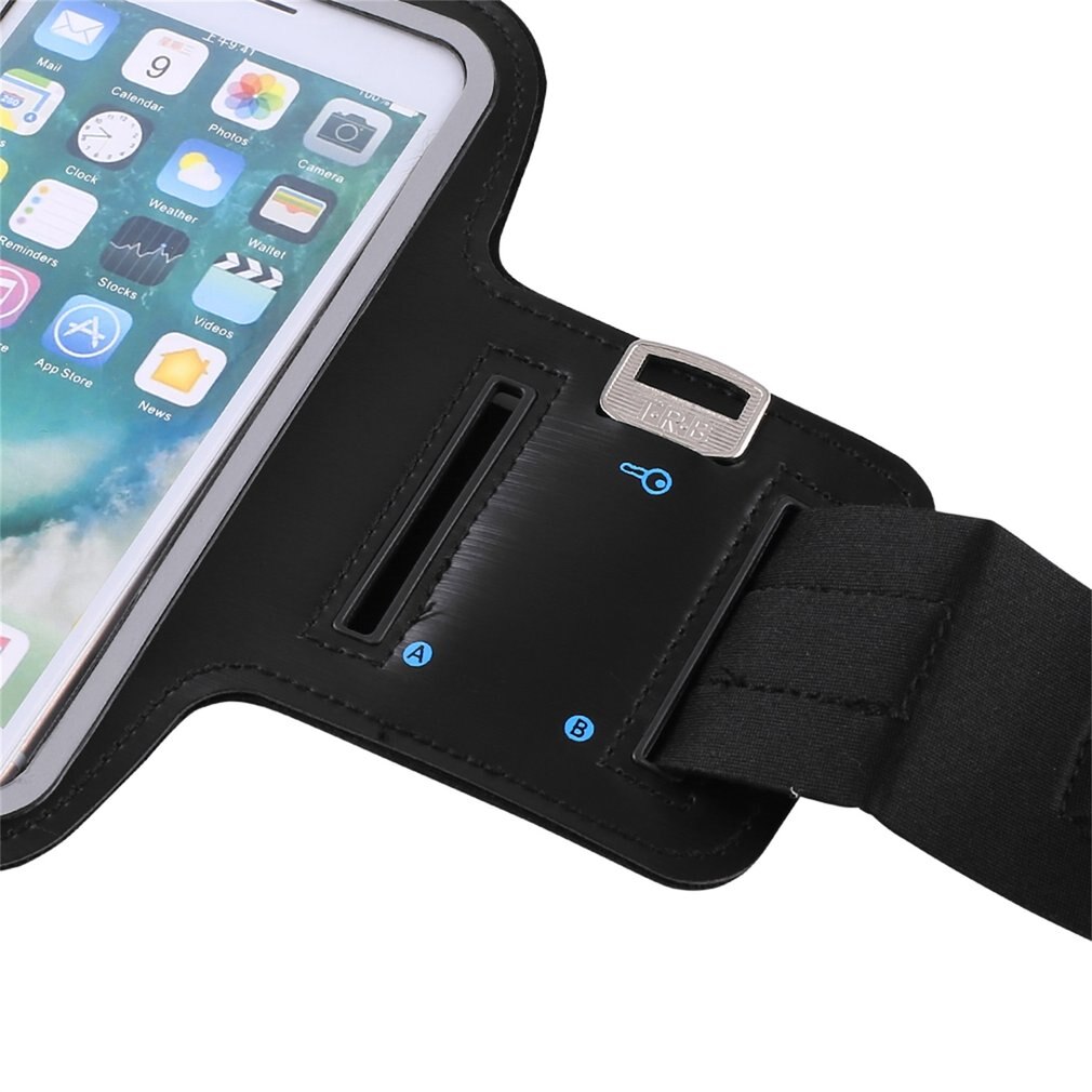 Impermeável correndo jogging esportes neoprene braçadeira caso capa titular com faixa reflexiva para iphone 6 plus