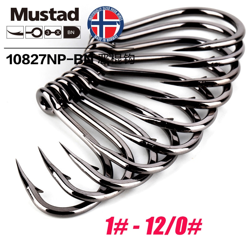 Mustad norge opprinnelse havfiskekrok superkraft stor størrelse sirkel fiskekroker ,1#-12/0#,10827np- mrd