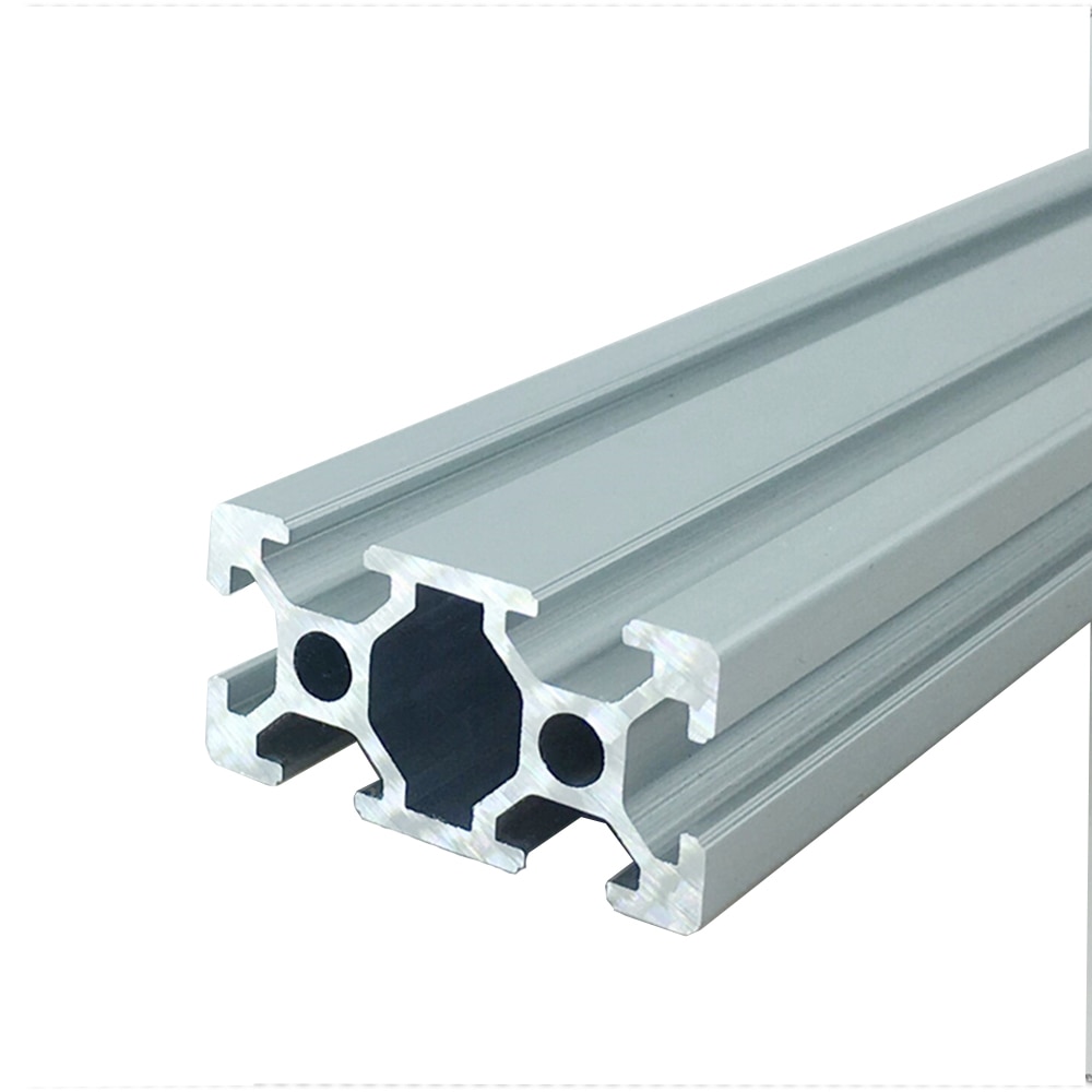 Piezas de máquina CNC, perfiles de aluminio de ranura 2040 T, guía lineal de extrusión 2040 para banco de trabajo CNC 250/300/350/400/450/500/550/600