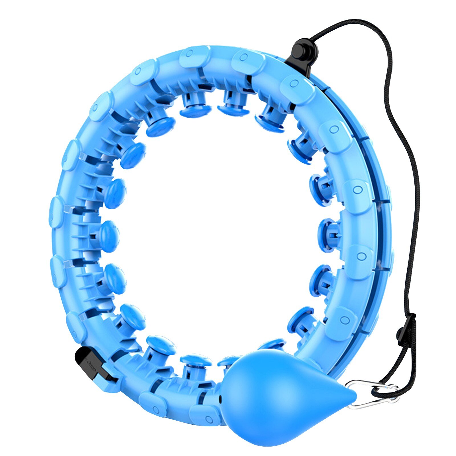 Aros Smart taille réglable cerceau Fitness anneaux cerceaux Massage perte de poids détachable Fitness anneau équipement de Fitness équipement de gymnastique: Bleu