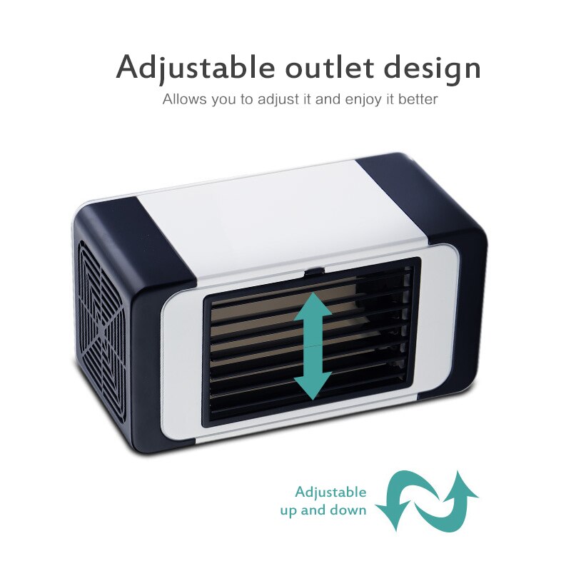 USB Mini Fan Arctic Air Ultra-Compact Portable Evaporative Air Cooler Household Summer Desktop Mini Air Cooler