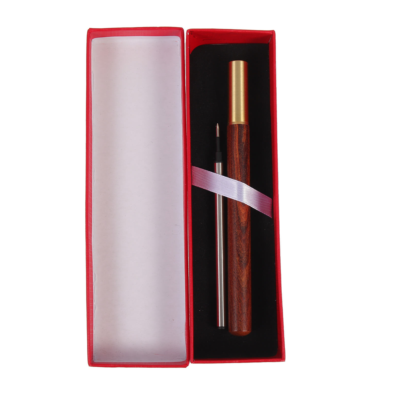 1 Set Craft Precision Cutter Wooden Handle Pen Cutter Safety Engraving Pen: Red