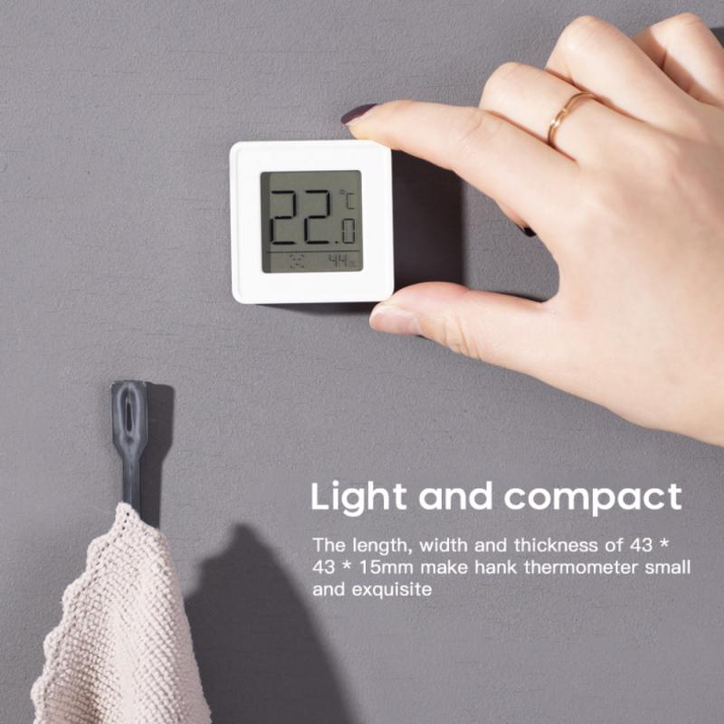 Mini Thermometer Hygrometer Electronic Monitor Indoor Digital LCD Thermometer Room Temperature Gauge Monitor Meter Wall-mounted
