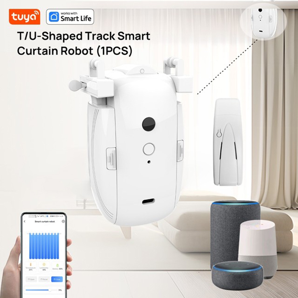 Motore per tende 3CGRO-Tuya per binario T U WIFI Tuya apertura automatica tenda elettrica intelligente Robot APP controllo vocale Alexa