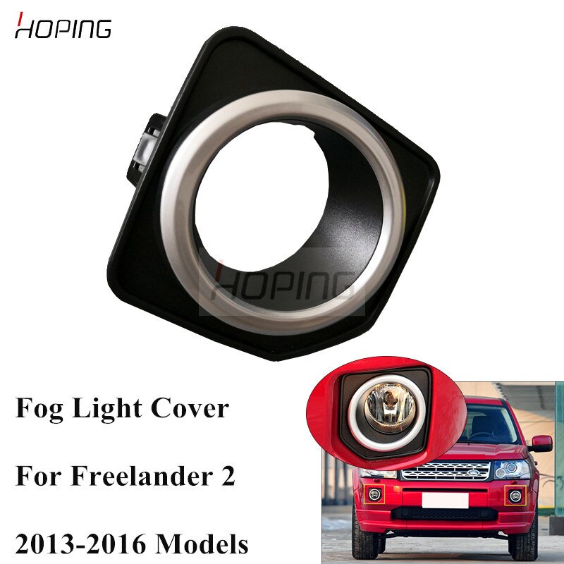 Hoping For Freelander 2 Front Bumper Fog Lamp Fog Light Silver Cover Garnish Trim Shell For Land Rover