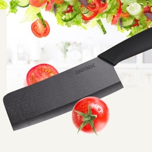 Couteaux en céramique couteau de Chef 6.5 pouce lame noire fruits légumes viande couteaux de cuisine couteau en céramique pour outils de cuisine