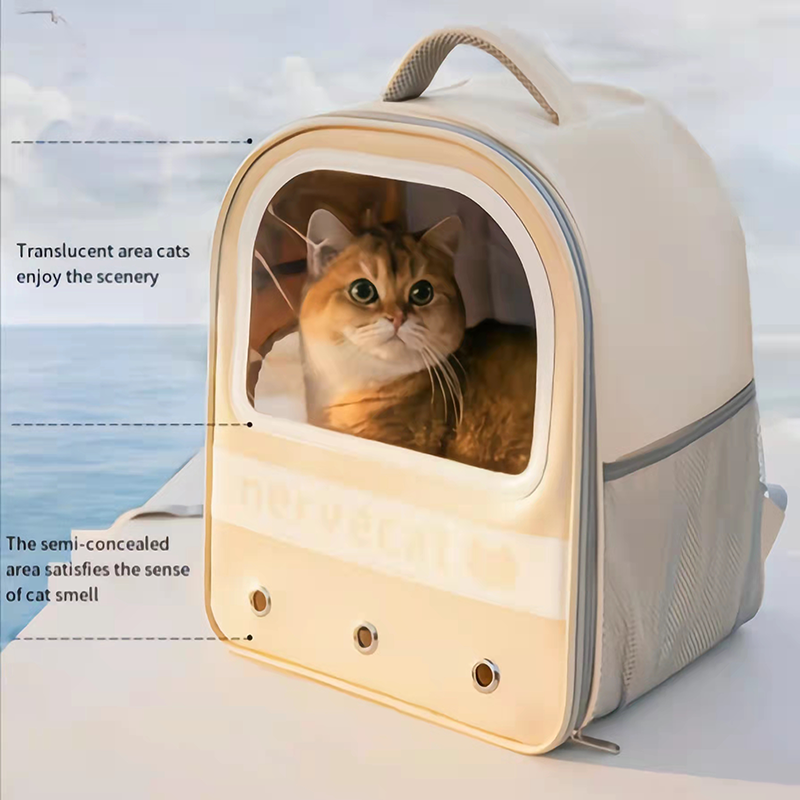 Kat Zak Lente Uitje Tas Draagbare Ademend Kat Rugzak Hond Zak Ruimte Capsule Huisdier Schouder Kat Schooltas