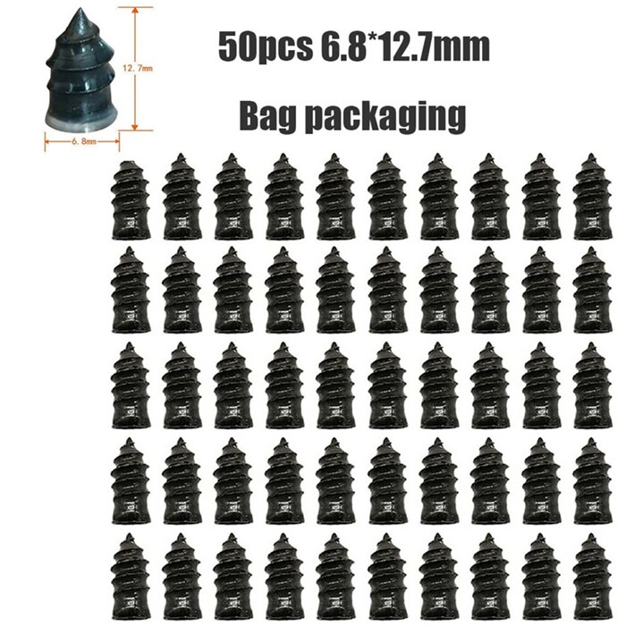 20/50Stck Vakuum Reifen Reparatur Nagel Für Motorrad schlauchlos Reifen Reparatur Gummi NäGel Selbst-reifen Reparatur Reifen Film Nagel Tragen Resistanc: 50Stck groß