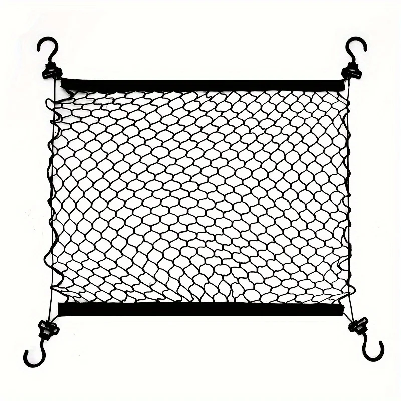 Robuster, zusammenklappbarer Frachtwagen aus strapazierfähigem Nylonnetz, perfekt für Strand, Garten und Reisen mit sicherer Campingausrügestochen