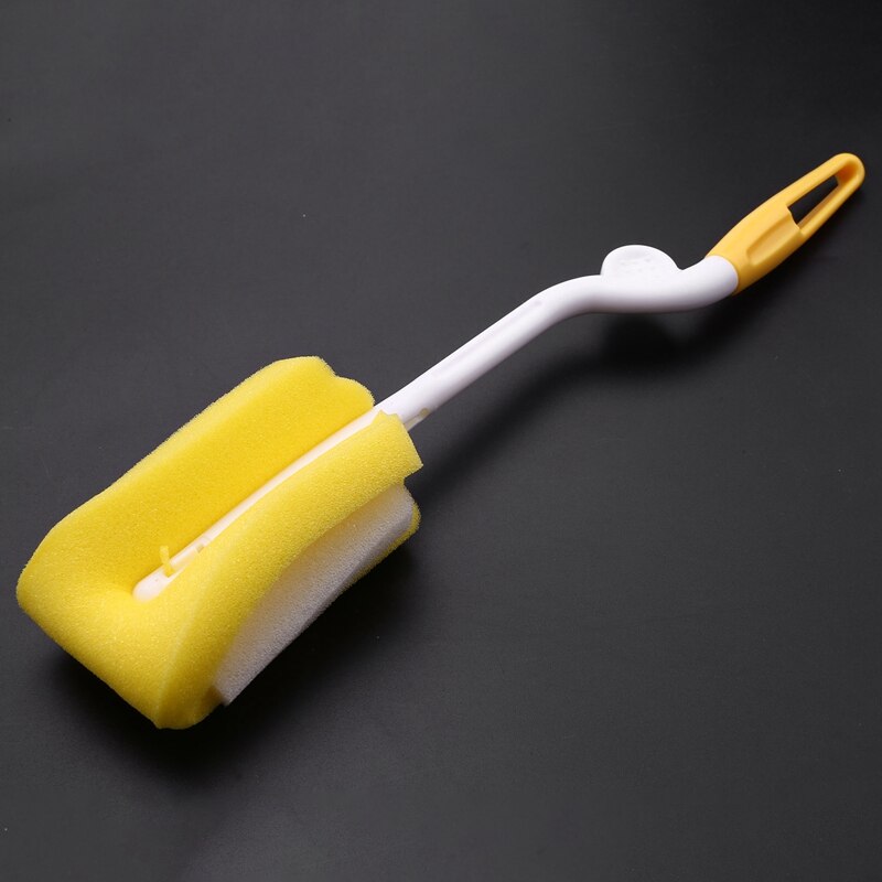 5 stück babymilchflaschenbürsten, handliche, tragbare Nylon- und schwamm-schlauchreiniger