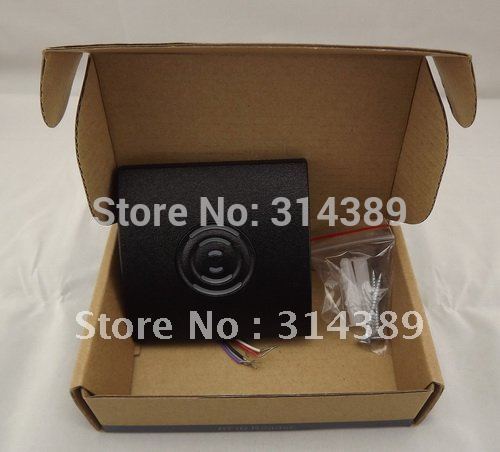 MF1,wiegand26 86*86mm electric box cassette dual Led 9V 12V epoxy packaged RF IC KO Knock out box reader