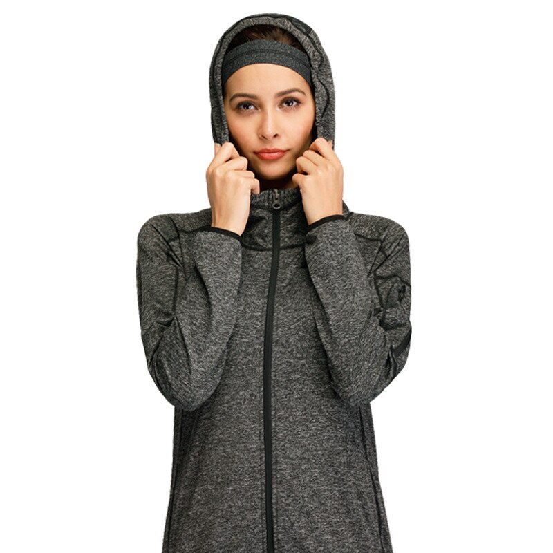 Chaqueta de correr ajustada para mujer, ropa deportiva de Yoga de secado rápido, sudadera para gimnasio y mujer, chaqueta con cremallera, ropa deportiva de entrenamiento