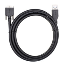 2m/3m USB 3.0 A/M to Micro B/M with Dual Screw Locking Cable SuperSpeed Supported, USB3 Vision Camera Compatible