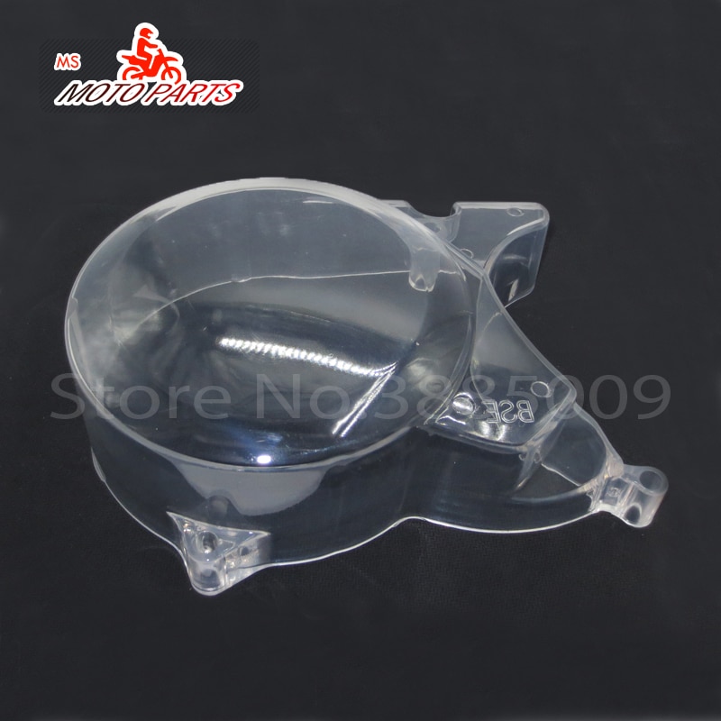 Transparent plasitc Engine Cover For Lifan YX Kick Start Horizontal Engine Zongshen Yingxiang Engine Parts dirt pit bike