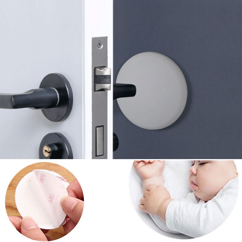 8Cm Diameter Deur Crash Pad Kind Baby Veiligheid Shock Deurstopper Voor Kinderen Bescherming Van Kinderen Stopper Voor Deur thuis