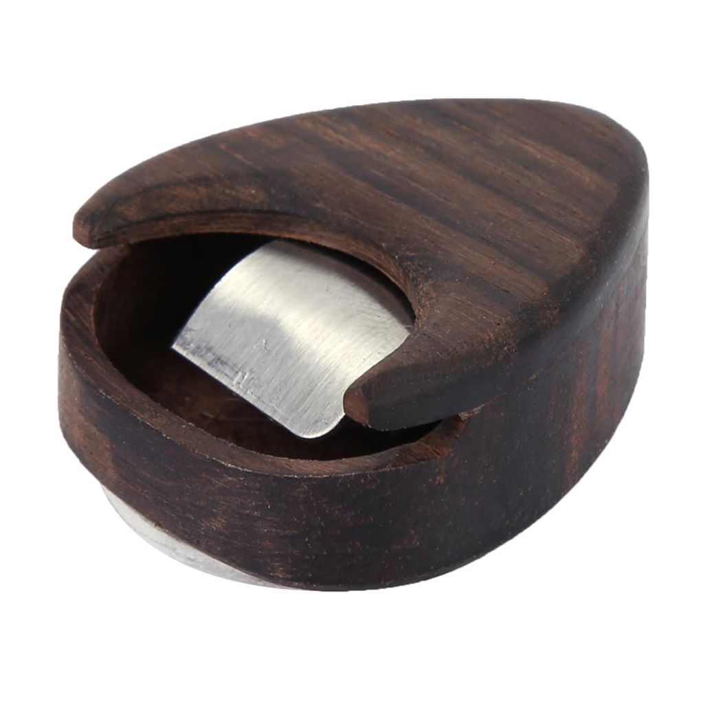 Gitaarplectrum hartvormig doosje, plectrum, houten opbergkoffer, draagbare organizer, gitaaraccessoires