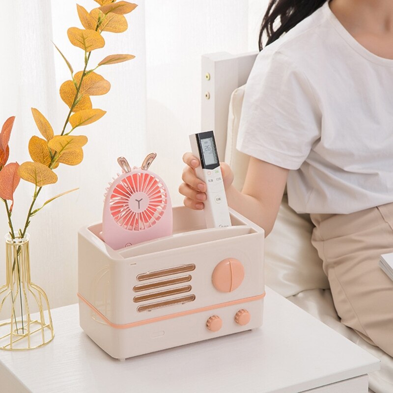 Radio Shape Toilet Paper Holder Waterproof Wall Mounted Roll Paper Tube Storage Box Tray Dispenser Shelf Bathroom