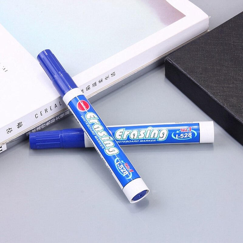 10 Stks/partij Kleurrijke Whiteboard Pen Zwart Wit Rood Board Markers Schoolbenodigdheden Kinderen Tekening Pen Voor Kleding Graffiti
