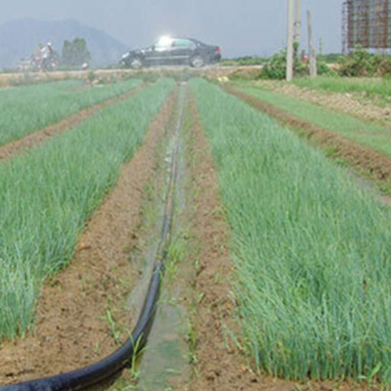 50/100/200 Meters Roll Watering System Flat Drip Line Garden Soft Drip Tape Irrigation Kit N45/1&#39;&#39; 3 Hole Hose