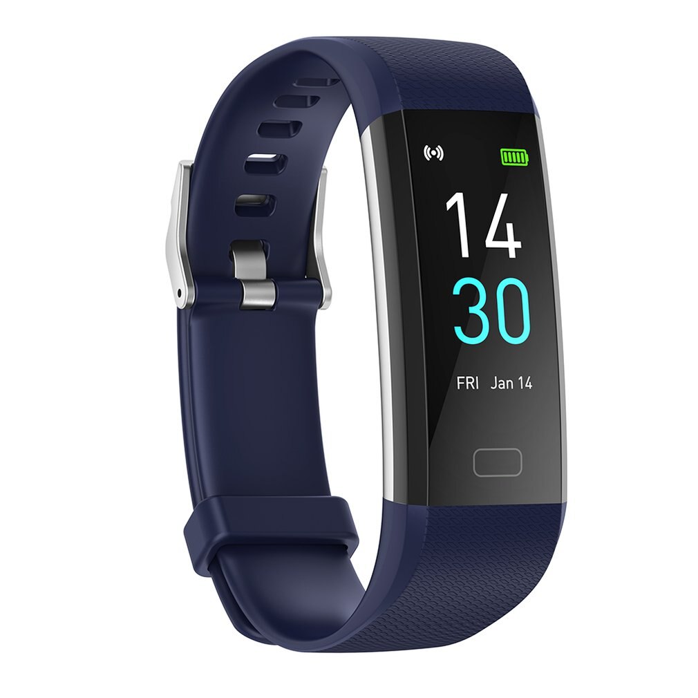 Runmifit S5 Smartwatch saluto Banda tenere sotto controllo Smartwatches Nero accorto Vigilanza di Forma Fisica Traker Impermeabile Senza Fili androide Ios: Blu