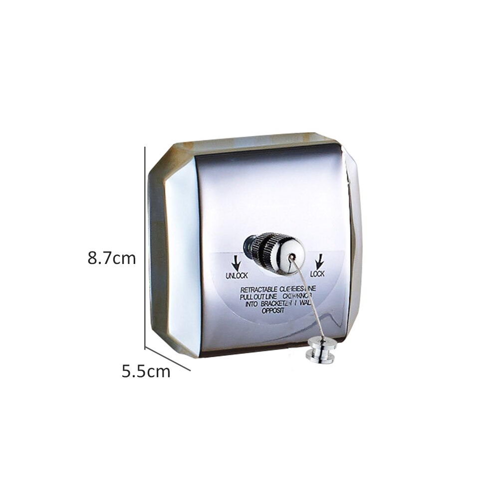 Retractable Clothesline Wall-mounted Indoor Outdoor Washing Clothes Hanger Laundry Drying Line Balcony Invisible Drying Lines