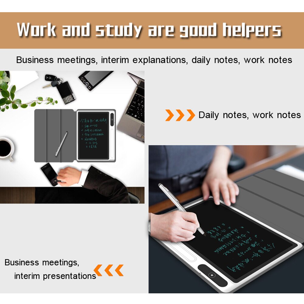 10,1 Zoll LCD Geschäft Schreiben Tablette Tragbare Elektronische Zeichnung Bord Ein-Klicken Löschbaren Tablette Digitale Handschrift Notizblock