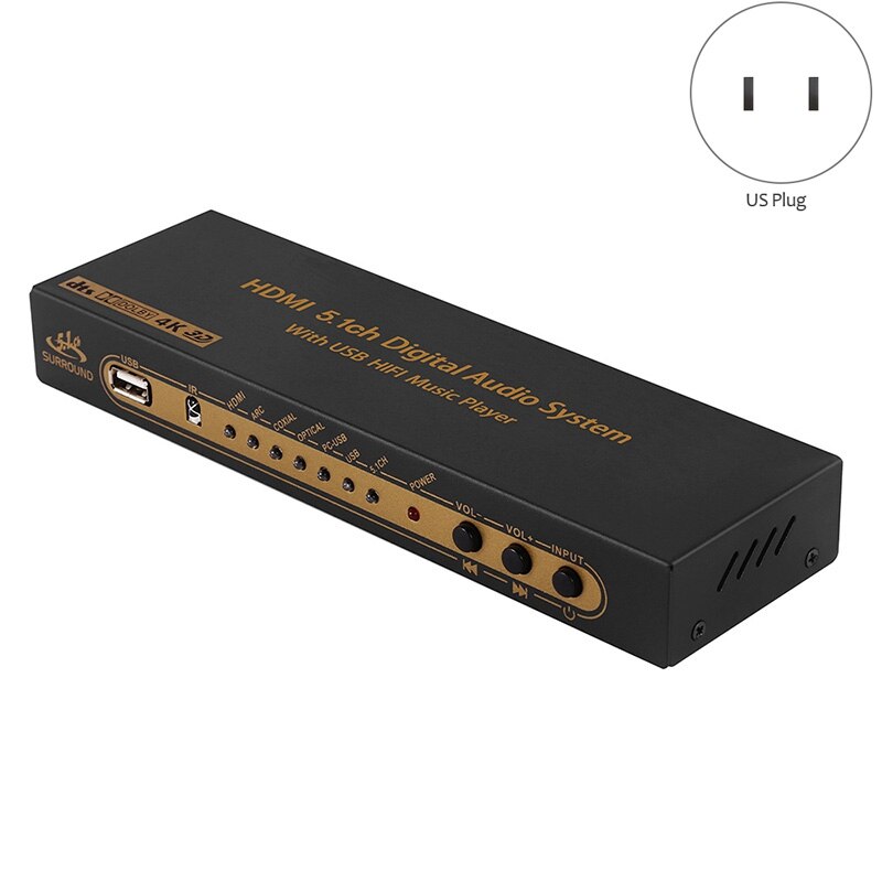 Hdmi 5.1 Ch O Decoder Dac Dts AC3 Flac Ape Hdmi Naar Hdmi Spdif Arc