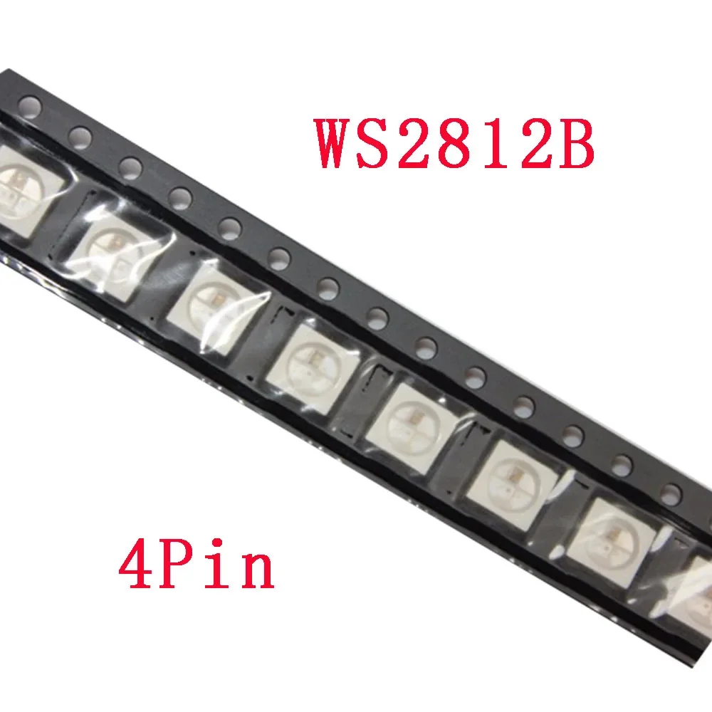 10-1000 pièces SK6812 RGBW RGBNW RGBWW WS2812B RGB puce LED 5050 3535 SMD noir/blanc PCB adressable individuellement puce Pixels 5V
