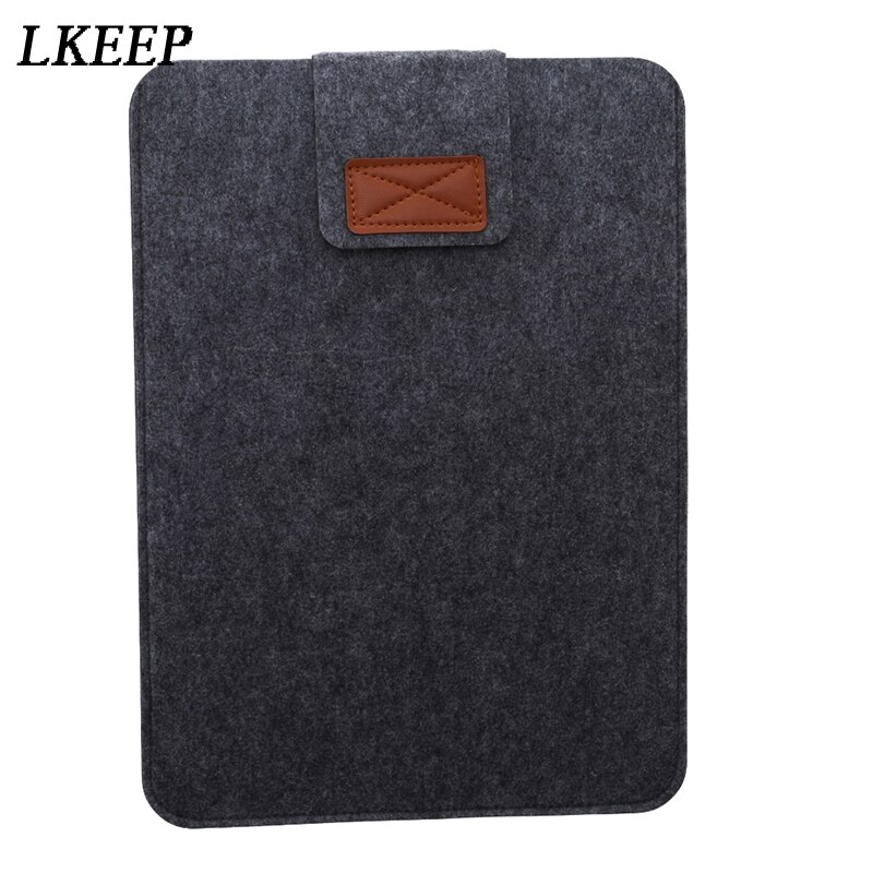 Stevige wollen vilten laptophoes 13 inch hoes voor macbook notebook hoes laptoptas