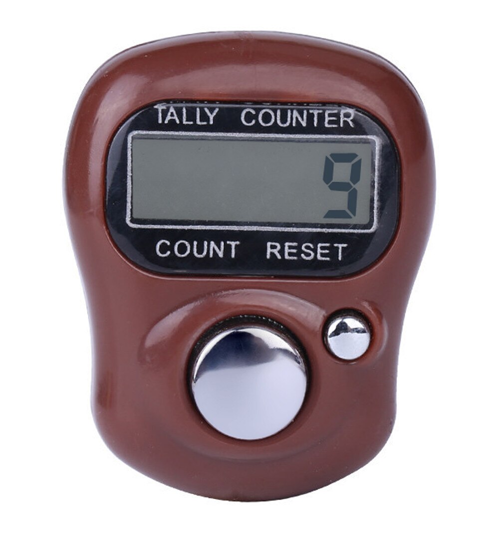 NEUE 1PC Mini Digit Digital LCD Elektronische Golf Finger Hand Ring Stricken Reihe Tally Zähler TALLY Schrittzähler Zufällig farbe