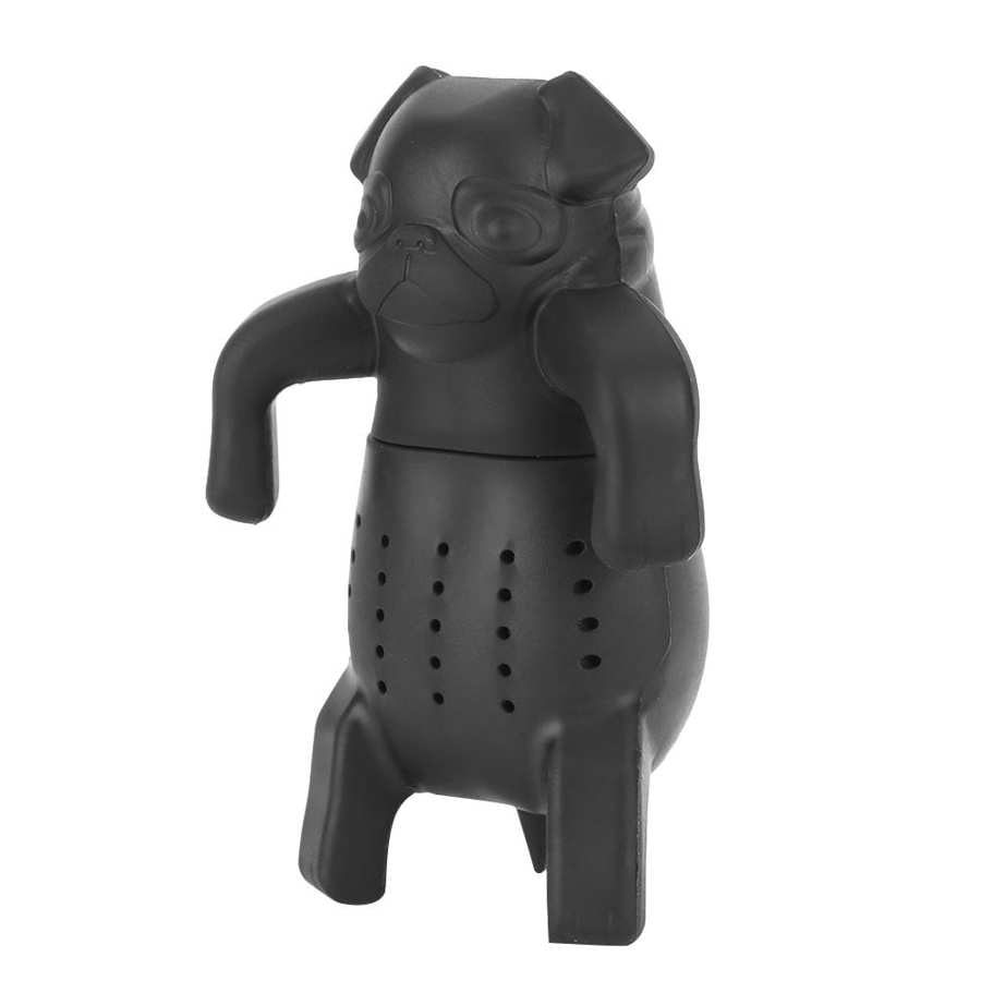 Tegneserie hund silikone løs te sil infuser urte krydderi filter gadget te tilbehør