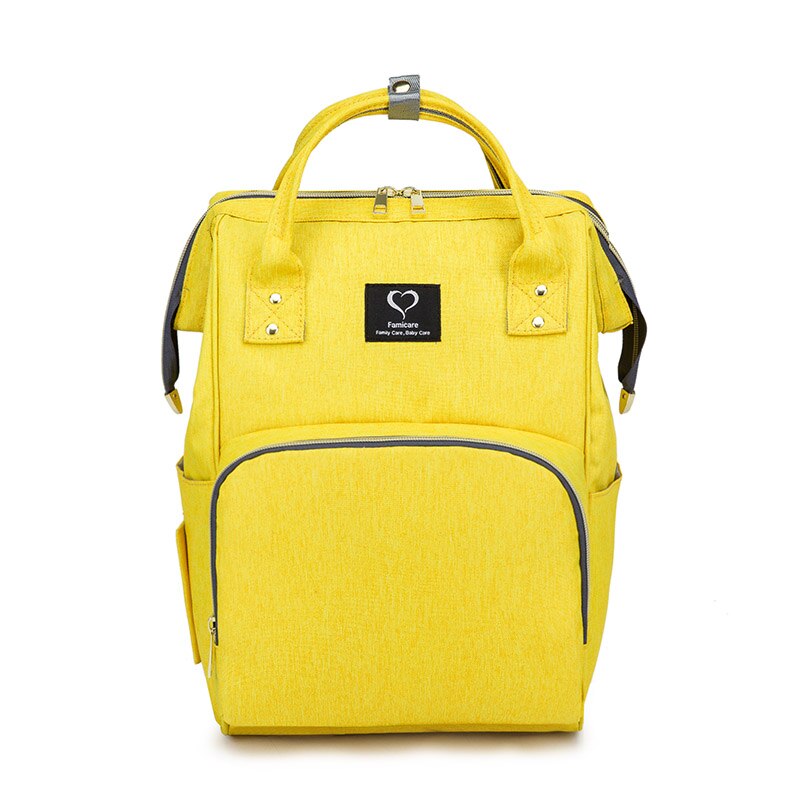 Baby Luier Tas Rugzak voor Moeders Luierzakken Mummie Moederschap Verpleging Tas Grote Capaciteit Waterdichte Reizen Handtas voor Wandelwagen: yellow