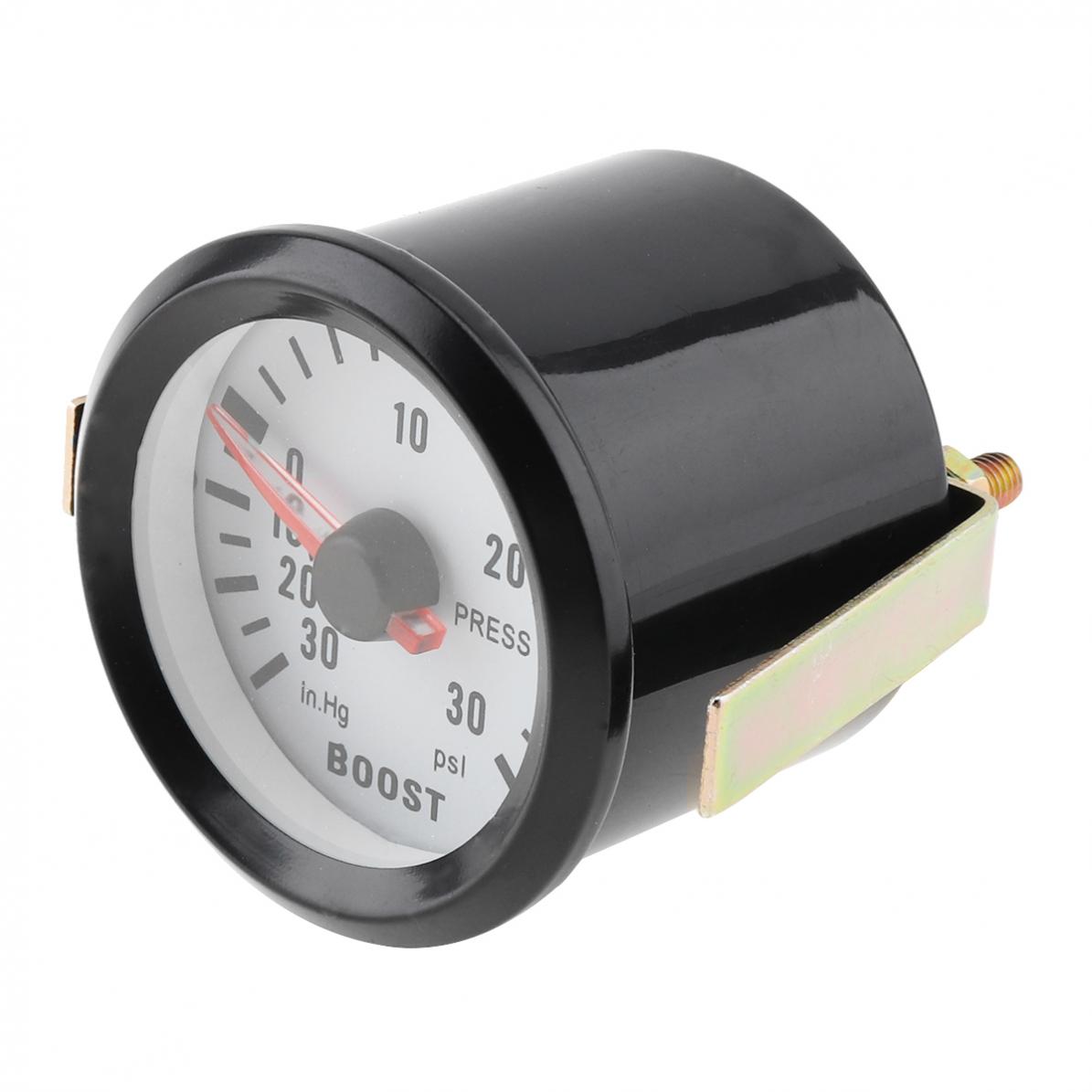 Medidor de Turbo Boost con Sensor para coche, barco y camión, color negro, 6032BL, 2 &quot;, 52mm, DC 12V, LED azul 0 ~ 30 pulgadas, Hg / 0 ~ 30PSI