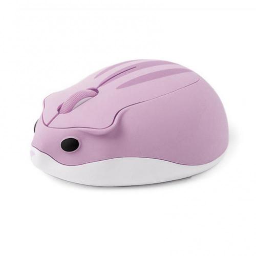 80% Off 2.4GHz Wireless Mouse Cute Hamster Shape 1200DPI Optical Mouse for Computer Laptop mouse wireless Computer Office: Purple