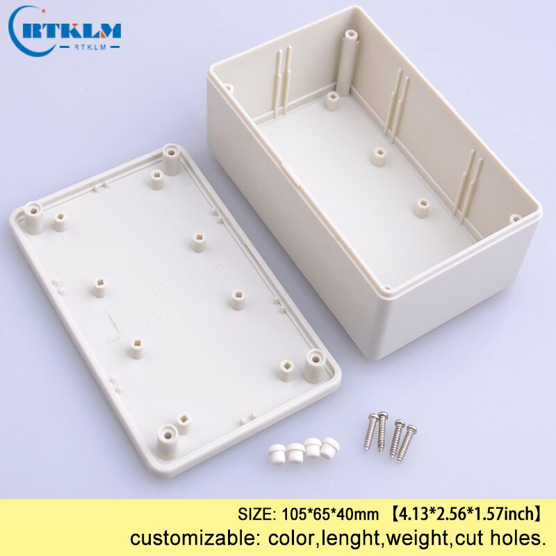 Electric box plastic junction box abs electronic circuit box diy plastic project box plastic enclosures instrument 105*65*40mm