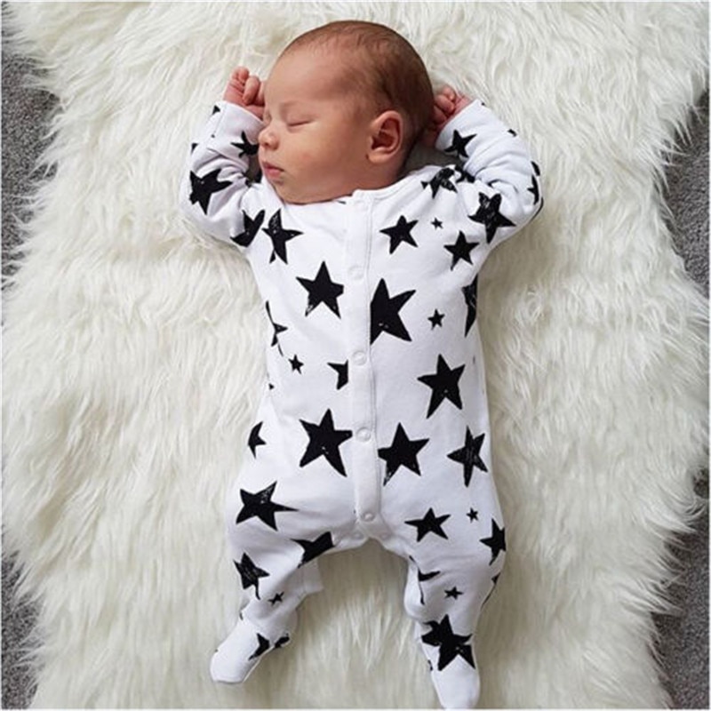 Baby Boy Clothes Girl Jumpsuits Spring Newborn Baby Clothes Cartoon Warm Romper Stars Costume Baby Rompers Infant Boy Clothes