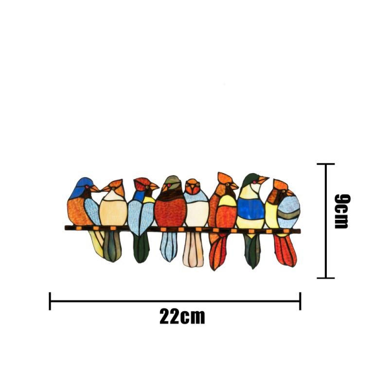 1Pcs Multicolor Bird Stickers Bird Flying Wall Sti... – Grandado