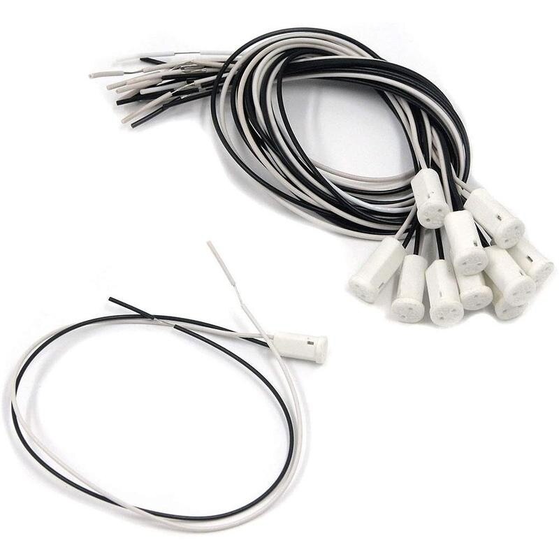 10pcs G4 Lamp Holder Socket Plug Special Ceramic G4 Hold Head Wire Connector For Lamp Holder Pottery And Porcelain Base Socket