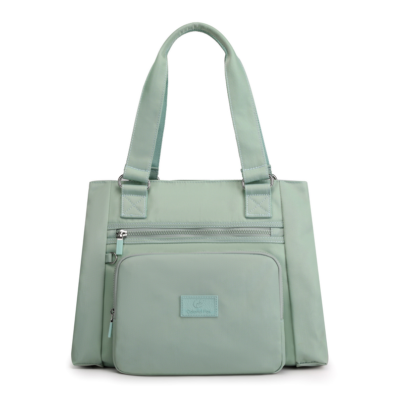 Sacs à bandoulière en tissu Oxford pour femmes, couleur unie, bonne , décontractés, concis, , étanche,: Green
