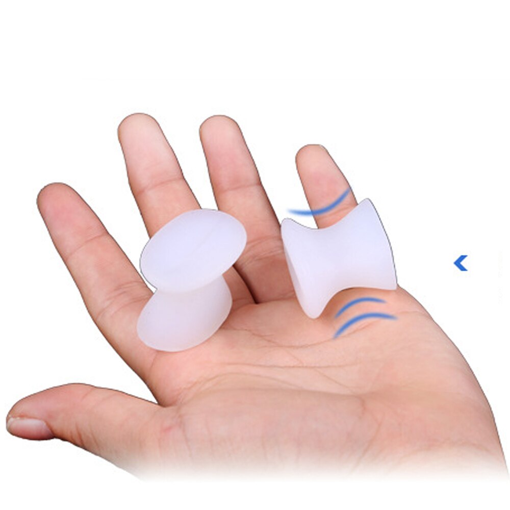 2Pcs Toe Corrector Gel Silicone Bunion Straightener Spreader Foot Care Tool Big Toe Separators Hallux Valgus Z27401-old