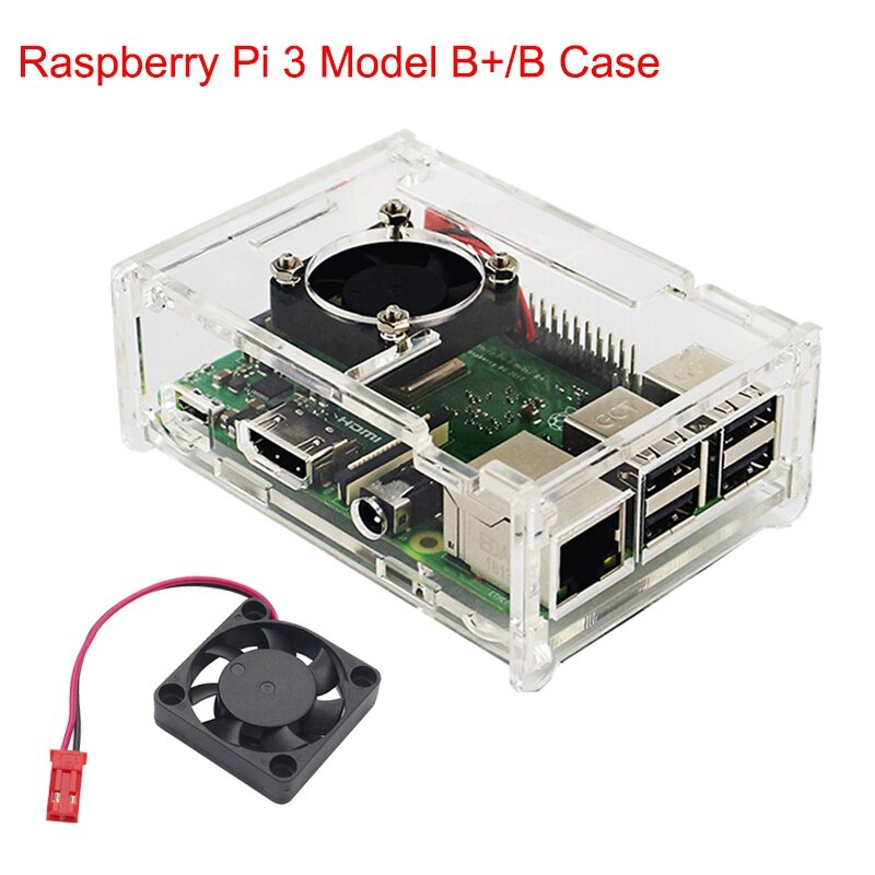 for Raspberry Pi for Raspberry Pi 3 Generation Acrylic Transparent Shell Chassis Assembly Box