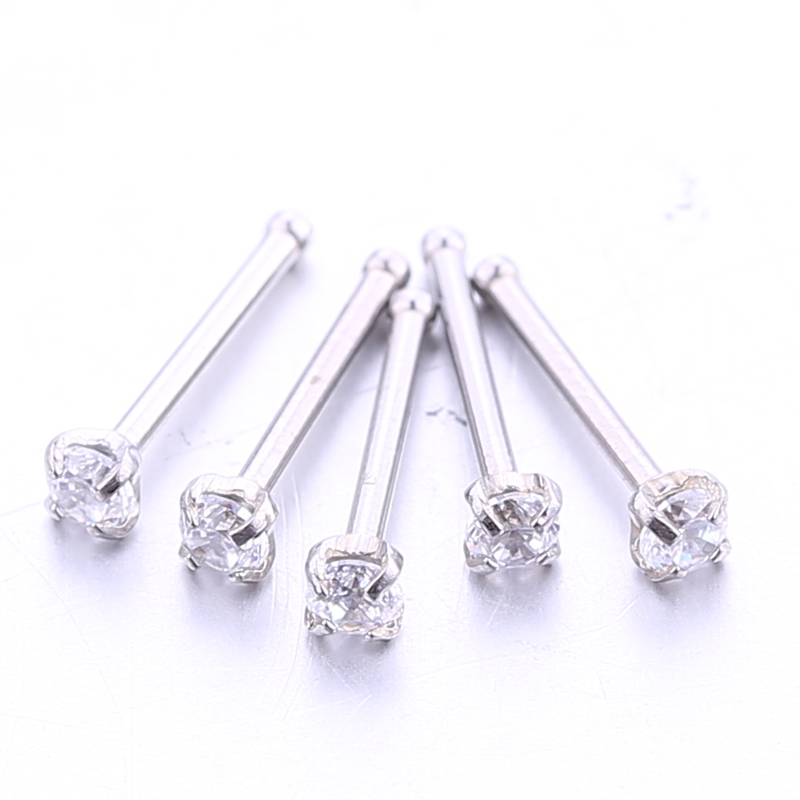 2-5PCS/PACK 20G Nose Studs Rings Silver Gold Body Piercing jewelry Small Earrings For Women Gilrs