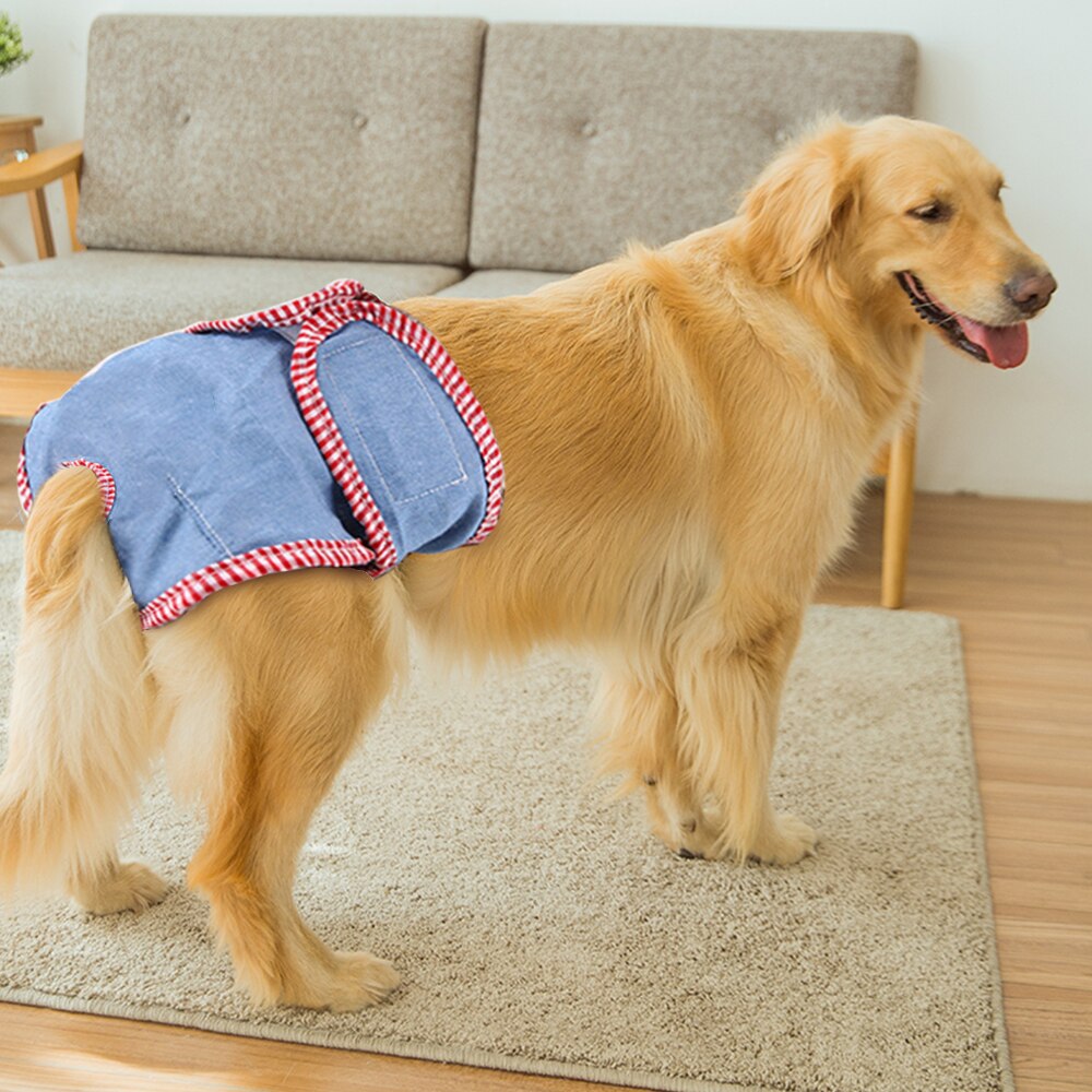Hund fysiologiske bukser ble menstruation undertøj trusser til hund sanitære vaskbare hunhunde hvalpe shorts trusser s-xxl