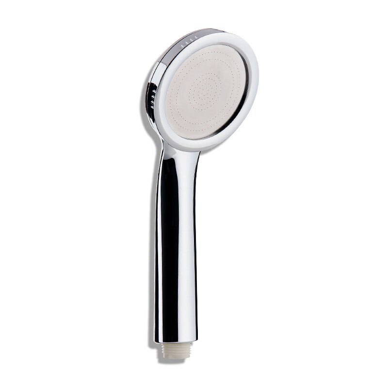 Pressurized Nozzle Shower Head ABS Bathroom Accessories High Pressure Water Saving Rainfall Chrome Shower Head: Default Title