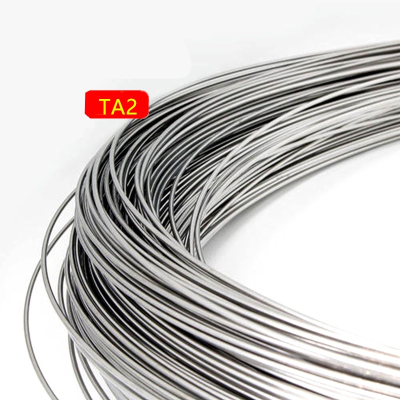 1 meter titandiameter 1.2mm tig svejsestænger ren titanium stang svejsestang titanium tig wire