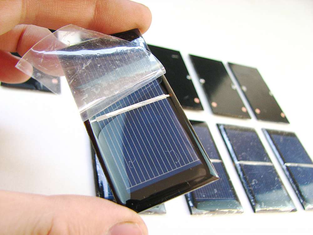 Diy mendocino motordele solar legetøj solpaneler 10 stk hver 0.5v 400ma størrelse 33*65mm